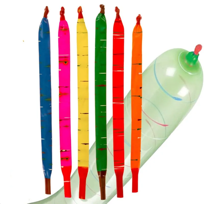 10/30/50 adet Roket balon ses çizgili oyuncak balon Çok Renkli Şişme Hava Topları Globos Çocuk Doğum Günü Partisi Dekoru Çocuk Oyuncakları