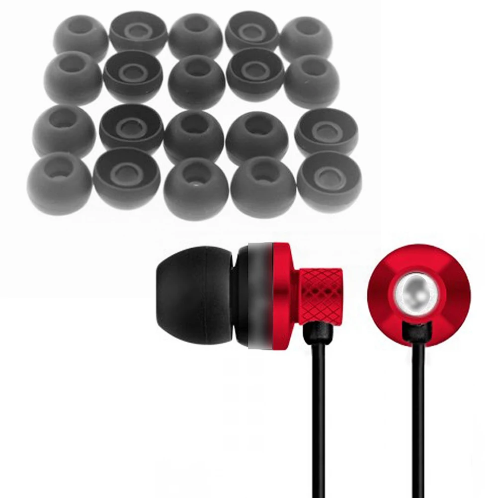 10 Pairs 20 ADET L Silikon 4.5 mm Kulaklık Yastık Yedek Kulaklık Kulaklık Kulak pedleri Jel Kapakları İpuçları Kulaklık MP3