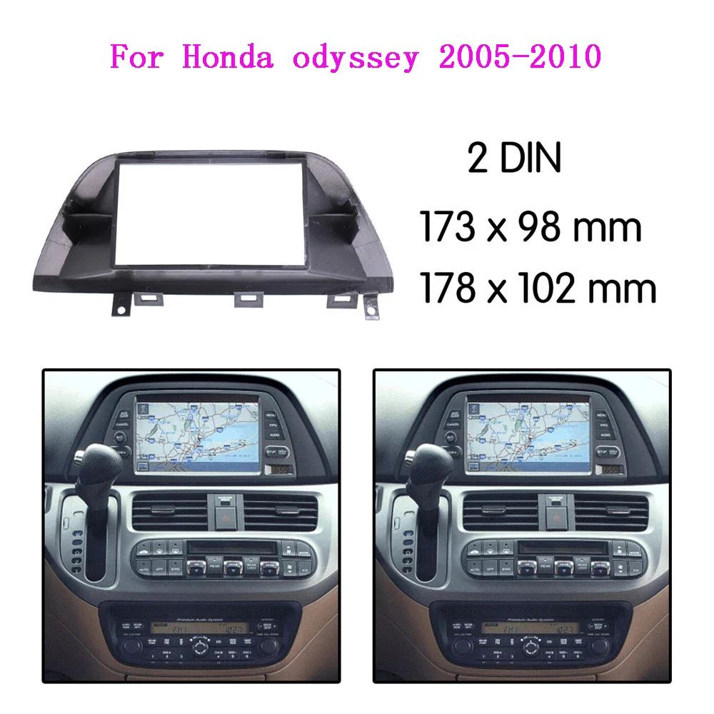 2 Din Araba Radyo DVD Oynatıcı Fasya Honda Odyssey 2005 2006 2007 2008 2009 2010 Trim Kurulum Ses Paneli Çerçeve