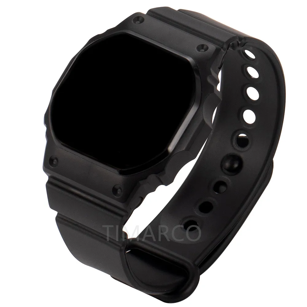 2021 erkek saati LED dijital saat Erkekler Kadınlar için Spor Ordu Askeri Saatı Basit Silikon Elektronik Horoz Reloj Hombre