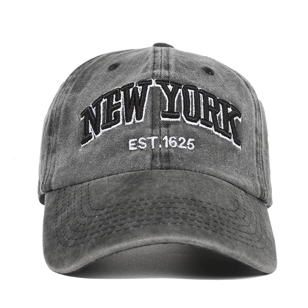 2022 NEW YORK Retro beyzbol şapkası Şapkalar Erkekler için balıkçılık şapkası erkek Marka Kapaklar Kadınlar için pamuklu kasket Beyzbol Kapaklar Casquette geniş şapka