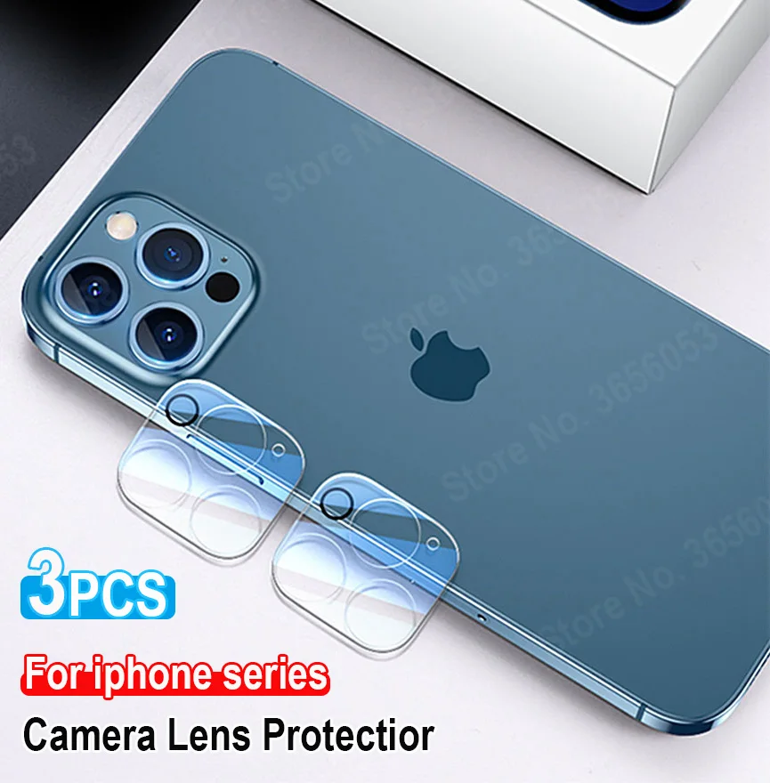 3 ADET Arka Kamera Lens Koruyucu Cam iphone 13 Pro Max iphone 11 12 Pro Max Temperli Film iphone 12 13Mini Kamera Kapağı