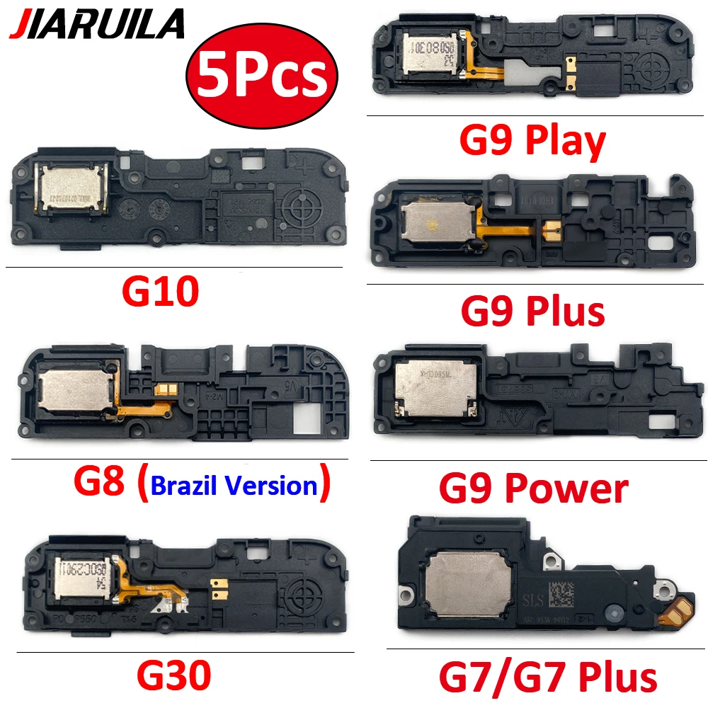 5 Adet, orijinal Hoparlör Flex Motorola Moto G5S G7 E7 G8 G9 Oyun Artı Güç G10 G30 G100 hoparlör Buzzer Zil Parçaları