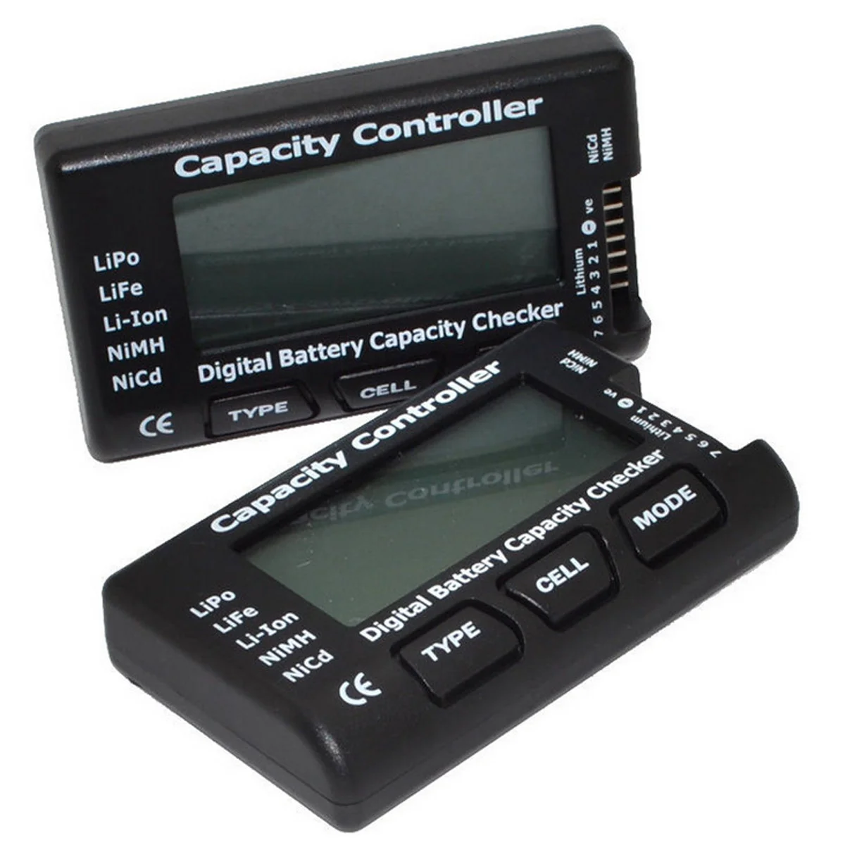 7 Dijital Pil voltmetre Checker LiPo LiFe Li-İon Nicd NiMH Pil voltmetre Kontrol Kapasitesi Kontrolörü