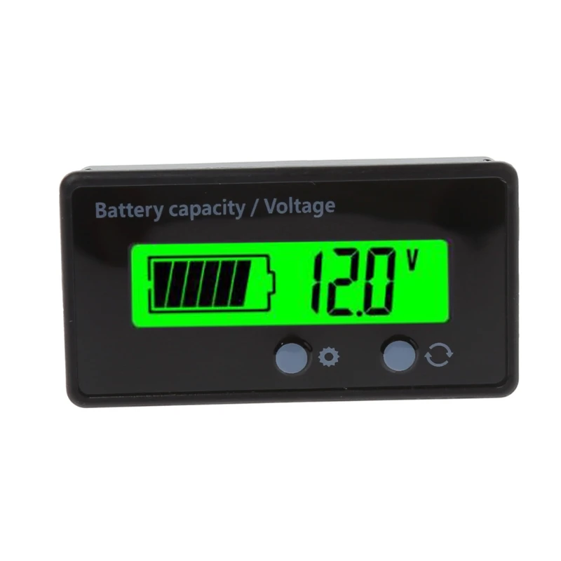 8-70V LCD Asit Kurşun Lityum Pil Kapasitesi Göstergesi Voltmetre voltmetre