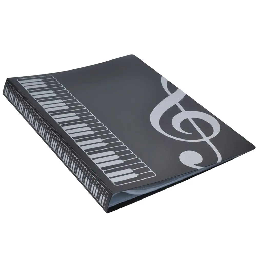 80 Yaprak A4 nota kitabı Klasörleri Piyano Puanı Bant Koro Ekleme tipi Klasör Müzik Malzemeleri Su Geçirmez Dosya Depolama Ürün Sıcak