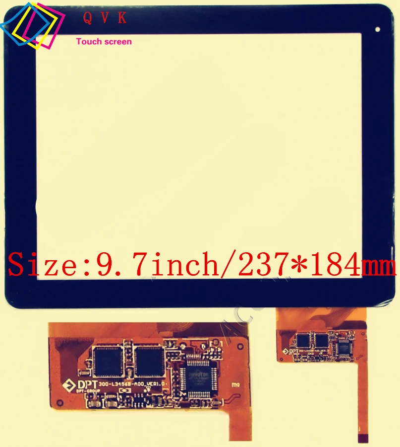 9.7 İnç Flytouch H08S ONN M3 HKC S9 Pıpo M1 300-L3456B A00_VER1. 0 tablet pc kapasitif dokunmatik ekran camı sayısallaştırma paneli
