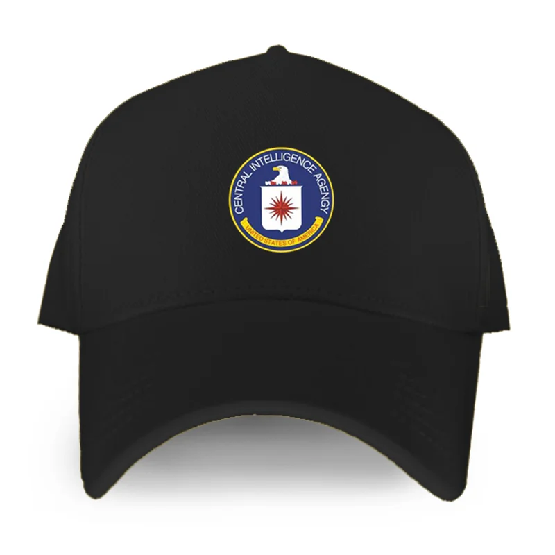 ABD CIA beyzbol şapkası Serin Komik Erkek Kadın Kapaklar moda Hip Hop Şapka