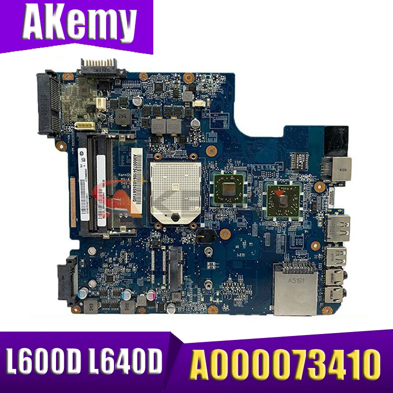 Akemy A000073410 DA0TE3MB6C0 dizüstü Anakart Toshiba UYDU İçin L600D L640D L645D Laptop Anakart DDR3