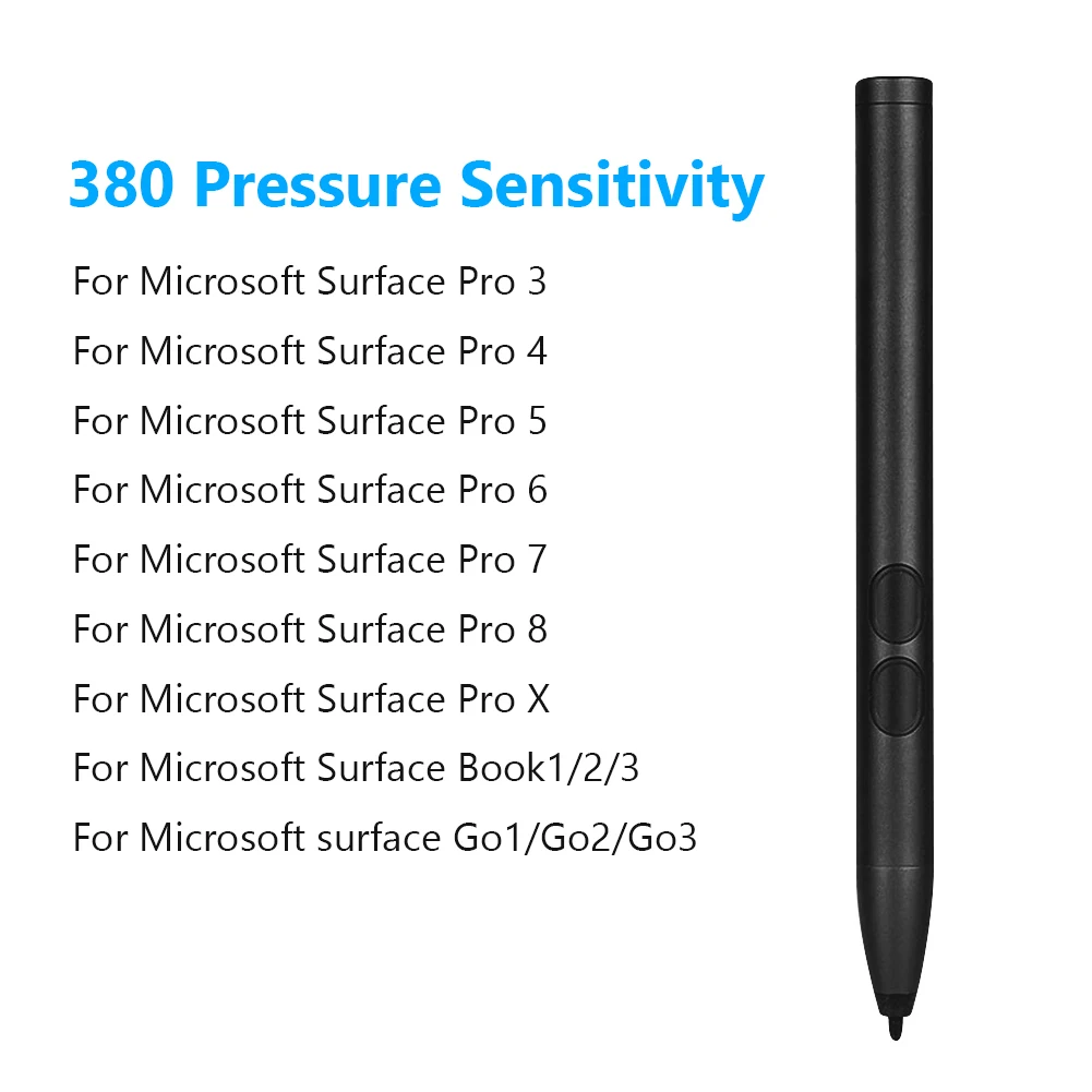 Akıllı Tablet Stylus Kalem Microsoft Surface Pro 3/4/5/6/7/8, yüzey Kitap / Hassas Kalem Dizüstü Pürüzsüz Yazma Aksesuarı