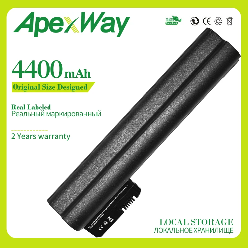 Apexway 4400 mAh HP için batarya Mini 210 CQ20 582213-121 596239-001 596240-001 HSTNN-DB0P HSTNN-Q46C HSTNN-LB0P HSTNN-XB0P