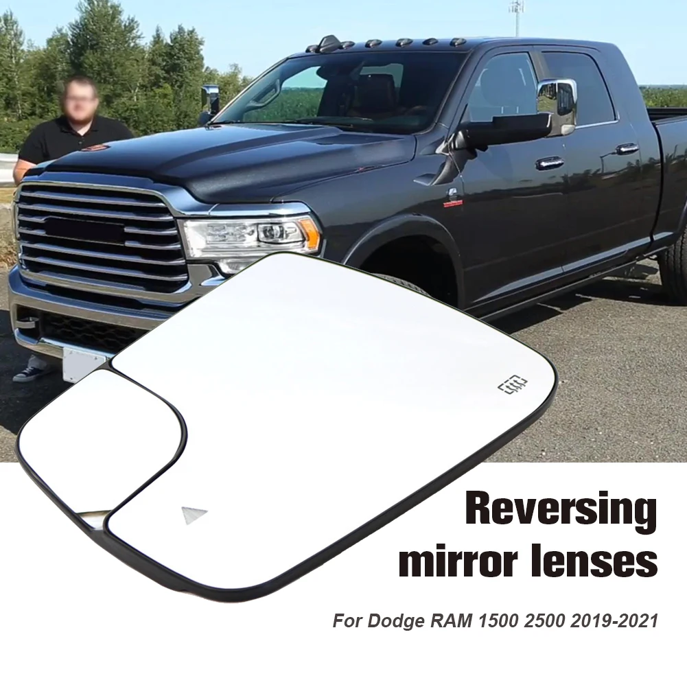 Araba Styling Güvenlik Kör Nokta Aynaları Park Otomatik Geri Dikiz Aynası Dodge RAM 1500 2500 2019-2021 için Oto Aksesuarları