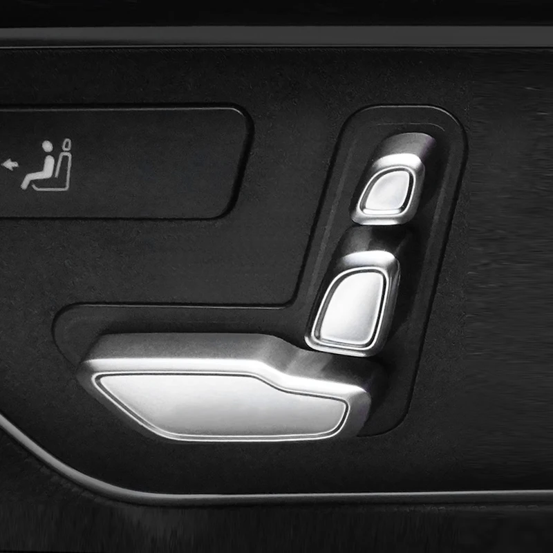 Araba Yan Koltuk Ayar Anahtarı düğme kapağı Trim İçin Mercedes Benz B C E CLS GLK GL ML Sınıfı W204 W212 W246 X204 W166 X166 W218