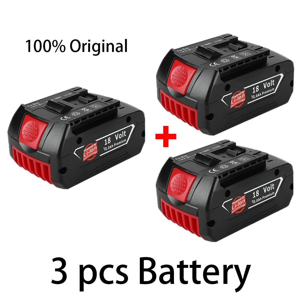 Batterie lityum-iyon 18 V, 10 ah, Şarj Edilebilir, dökün perceuse électrique BAT609, BAT609G, BAT618, BAT618G, BAT614 + 1 karakter
