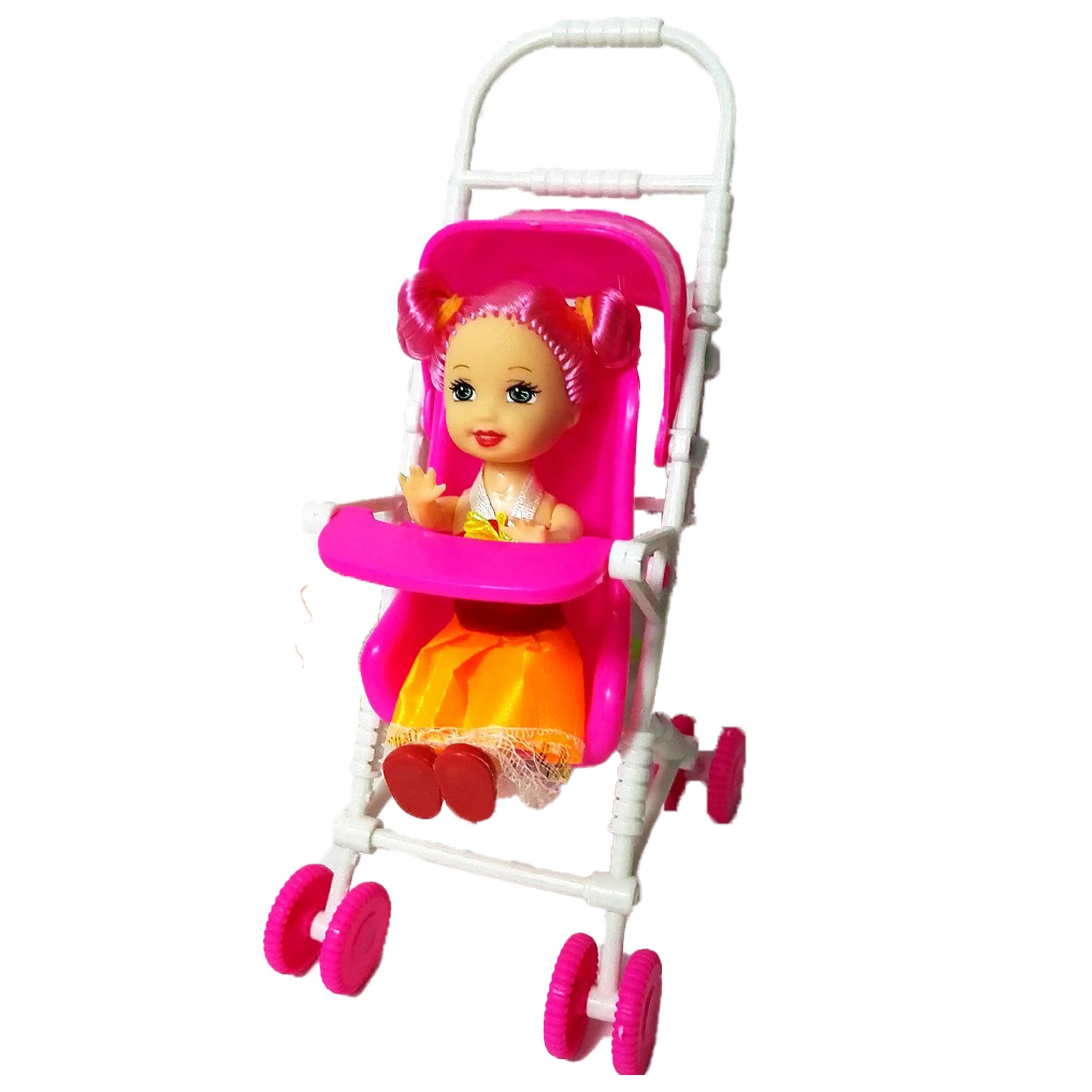 Bebek Arabası Arabası Mobilya Mini Aksesuarları barbie bebek Evi Klasik Oyuncaklar Kelly bebek Sevimli Hediye Kız Ücretsiz Kargo