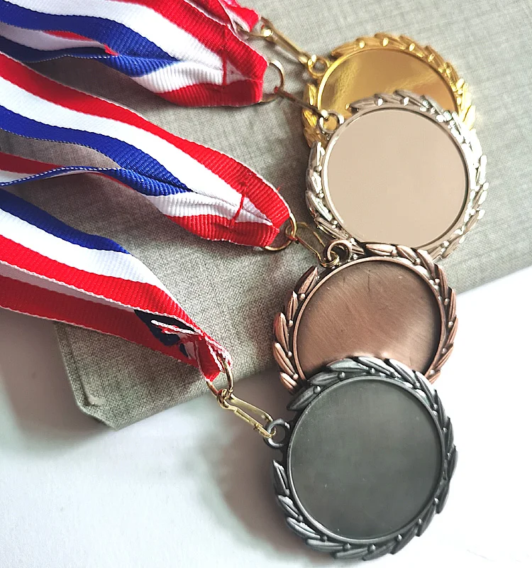 Boş Buğday saçak Madalyaları Altın Renk Madalyası ve Gümüş Renk Madalyası ve Branze Renk Madalyası boş alana ücretsiz baskı