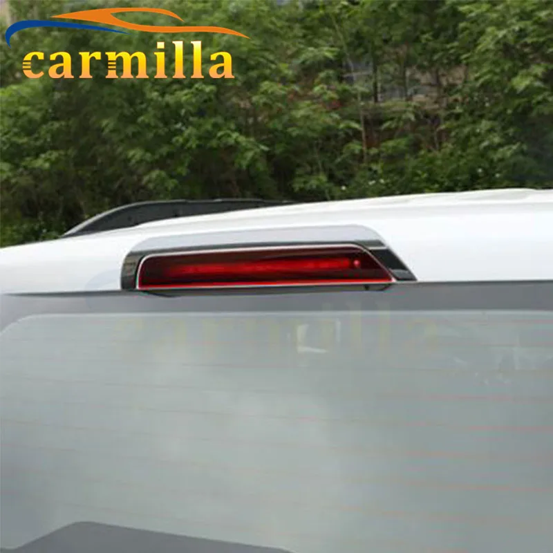 Carmilla Krom Araba Dış Fren Lambası Yüksek Pozisyon Çerçeve Sticker Ford Ecosport 2013 İçin 2014 2015 2016 2017 2018 2019 2020