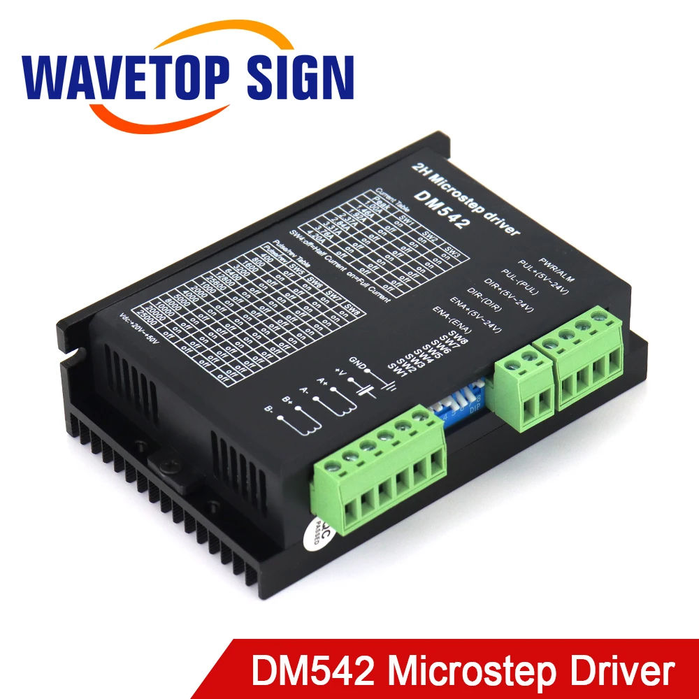 Dijital Step Motor Sürücü DM542 Microstep Sürücü 2 Fazlı 20-50VDC 57 60 86 Serisi Motor Değiştirir M542 / 2M54 / TB6600