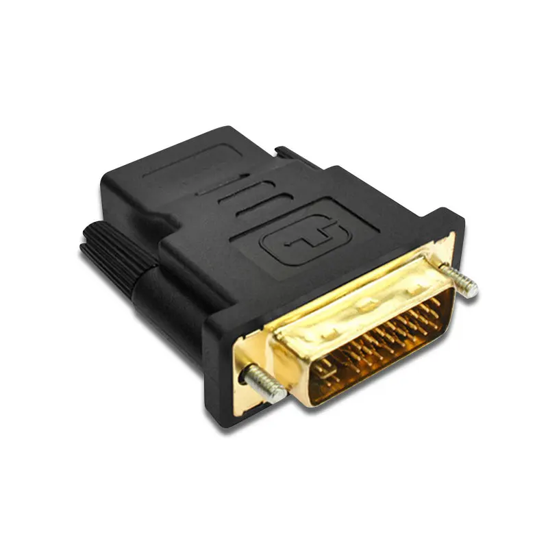 DVI Erkek HDMI uyumlu Dişi Adaptör DVI (24 + 5) HDMI uyumlu Splitter Bağlayıcı
