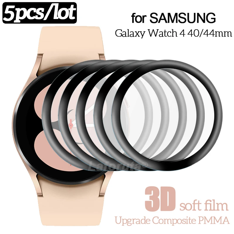 Ekran Koruyucu için Samsung Galaxy İzle 4 40mm 44mm Tam Kapak 3D Kavisli Ultra ince HD Koruma Filmi Aktif 2 (Cam