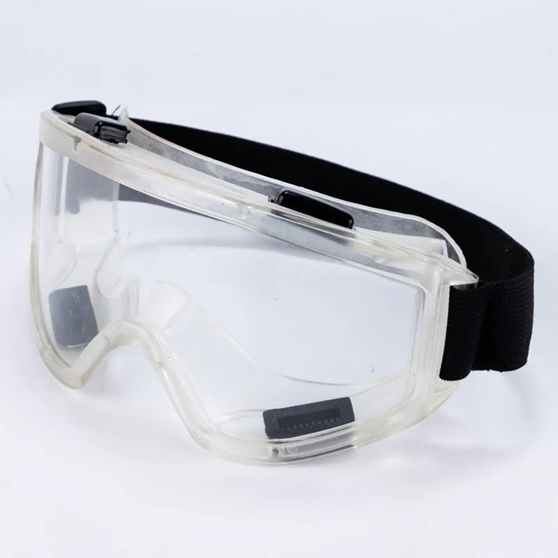 Güvenlik Gözlüğü Anti-splash Toz Geçirmez Rüzgar Geçirmez Çalışma Laboratuvarı Gözlük Göz Koruması Endüstriyel Araştırma Güvenlik Gözlükleri Şeffaf Lens