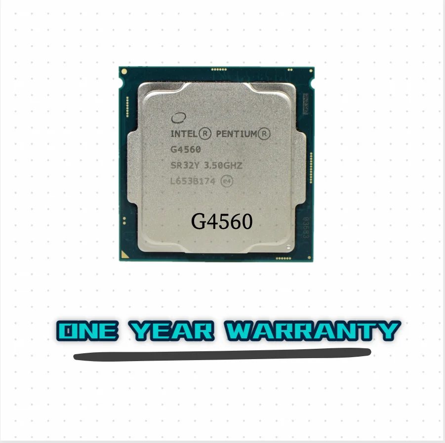 Intel Pentium G4560 İşlemci 3 MB Önbellek 3.50 GHz LGA1151 Çift Çekirdekli masaüstü bilgisayar CPU