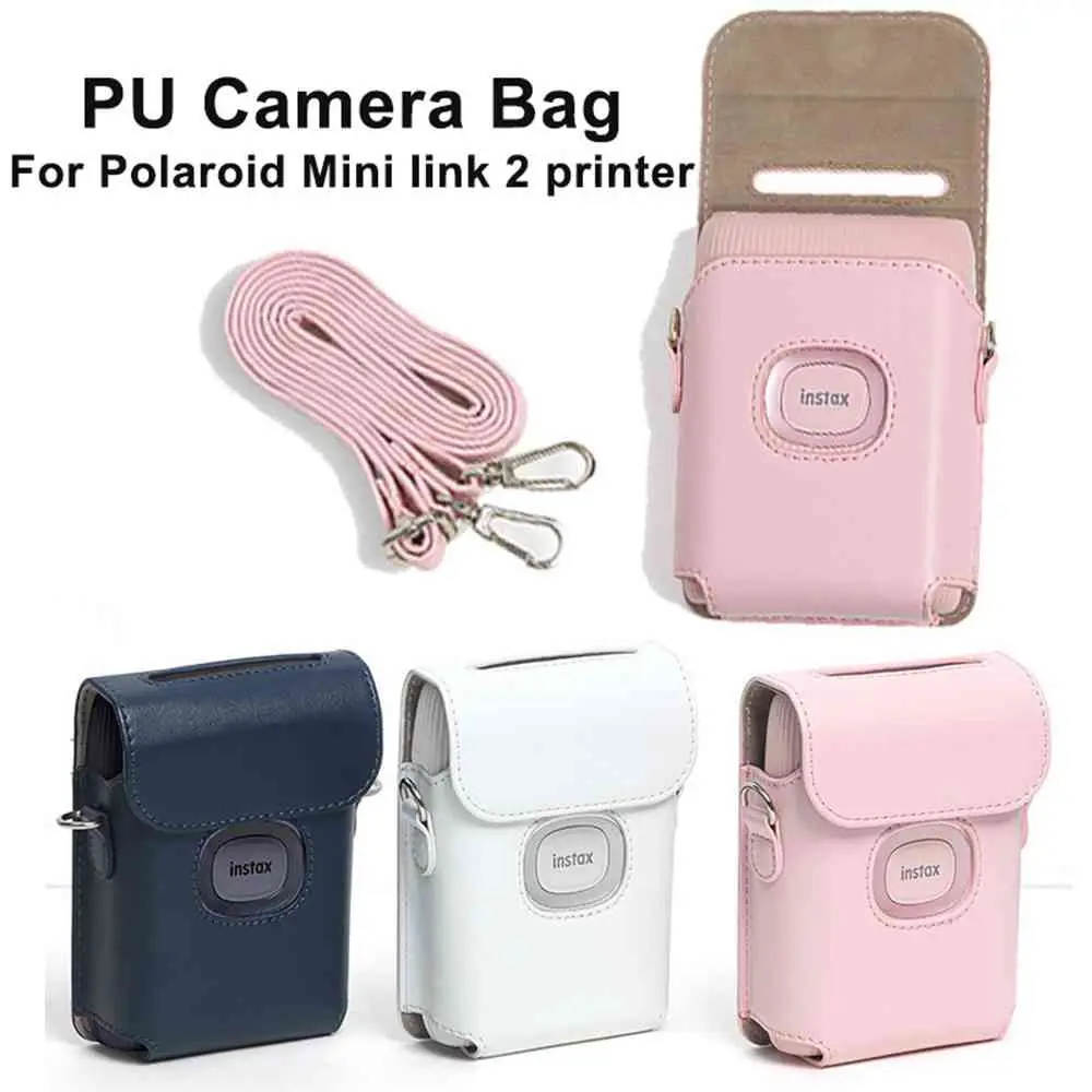 Için Link2 saklama çantası PU Sert koruma kapağı Fujifilm Akıllı Telefon Yazıcı ınstax Mini Bağlantı 2 Yazıcı Aksesuarı