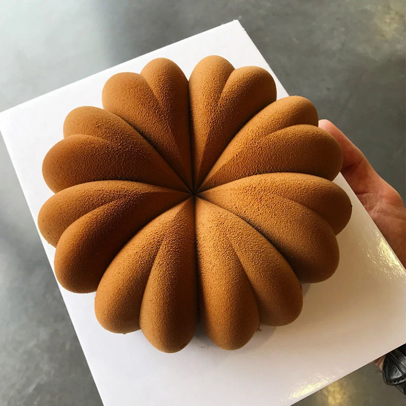 Kalp Şeklinde silikon kalıp Kek Mus Pişirme Formları Tepsi Silikon Sabun Mum Yapımı Kalıpları Mutfak Bakeware Aracı
