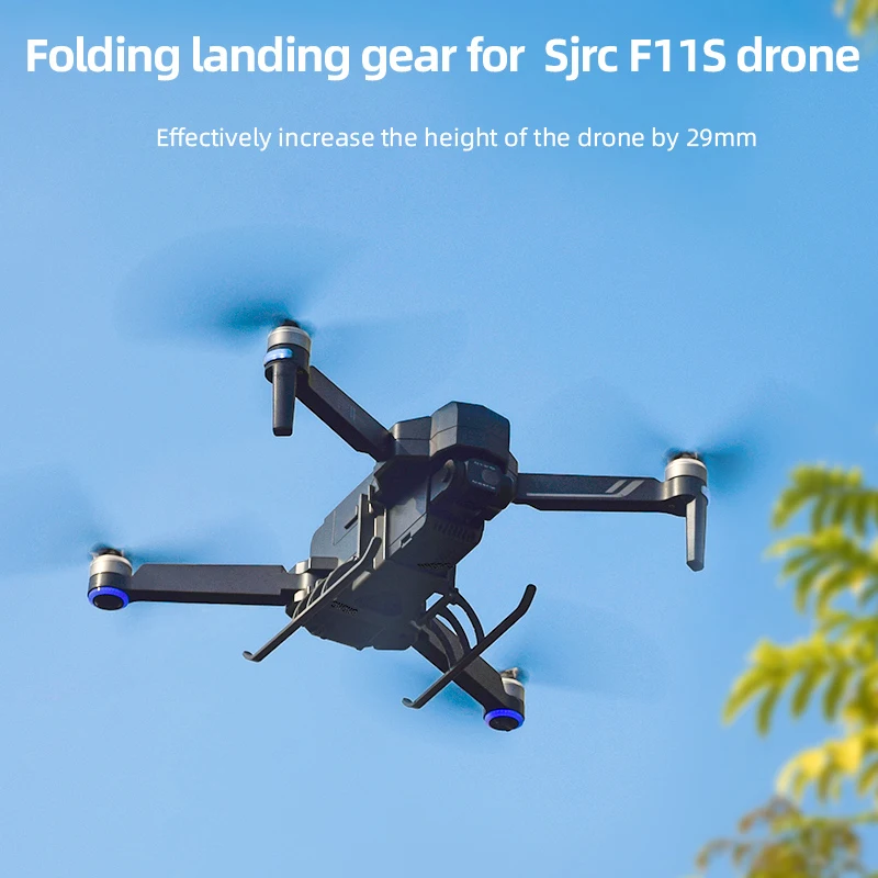 Katlanır güçlendirici standı Sjrc F11S drone aksesuarları Yükseltme İniş takımları Drone Koruyucu