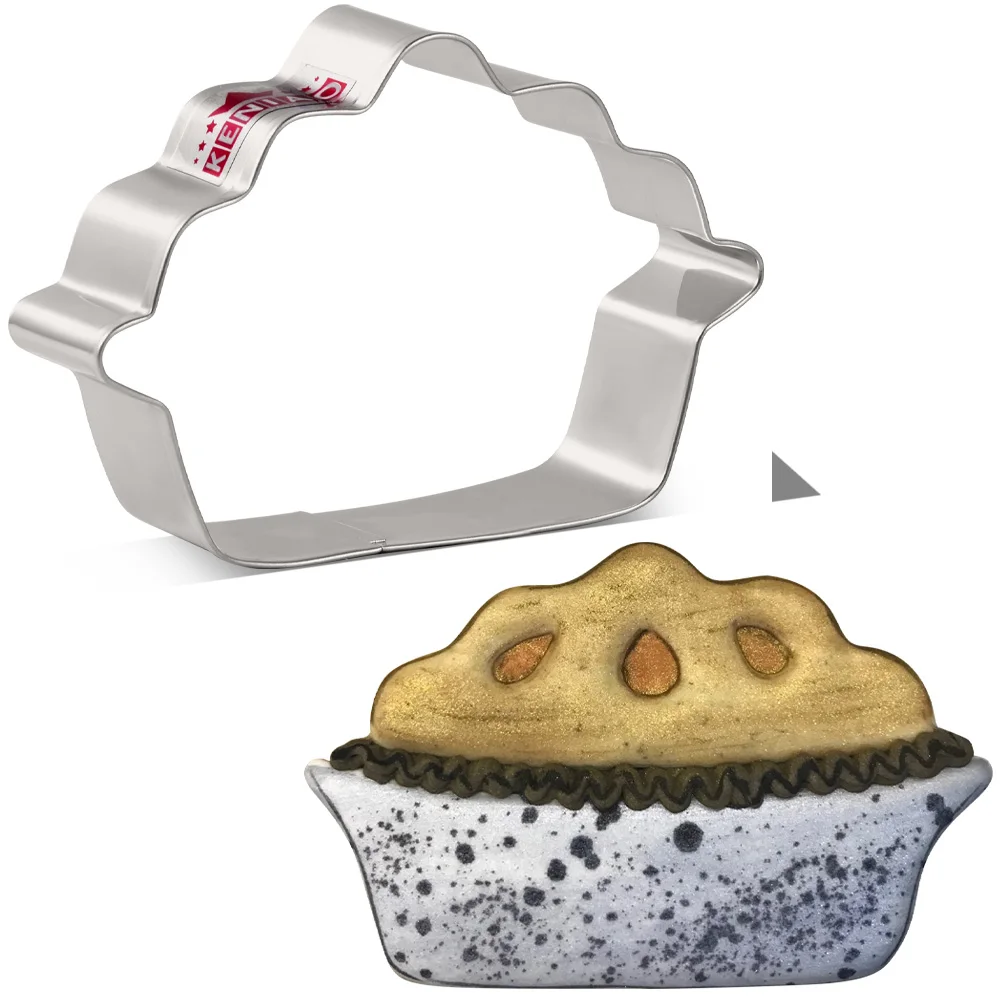 KENIAO Cadılar Bayramı Kabak Pasta kurabiye kesici - 10X6. 5 CM - Bisküvi Fondan Pasta Ekmek Sandviç Kalıp-Paslanmaz Çelik