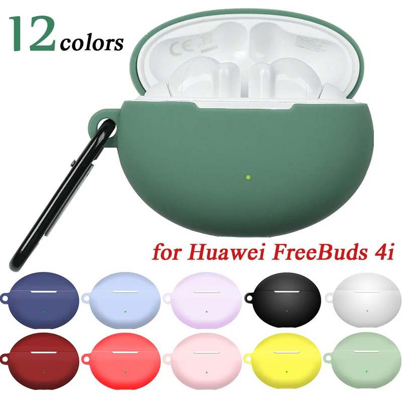Kulaklık Koruyucu Kapak için Huawei FreeBuds 4i Kulaklık Silikon Koruyucu Kabuk anti-kayıp Kulaklık Kılıfları FreeBuds4i