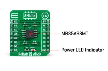 MB85AS8MT MIKROE - 4895 Bellek IC Geliştirme Aracı ReRAM 2 Tıklayın