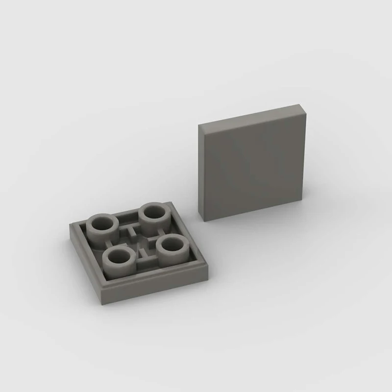 MOC Tuğla 11203 Kiremit Modifiye 2x2 Ters DIY Enlighten Blok Tuğla ile Uyumlu Toplar Parçacıklar