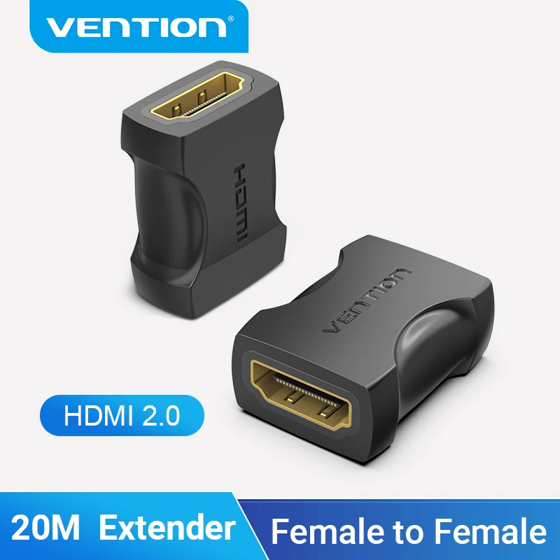 Mukavele HDMI Genişletici 4K HDMI 2.0 Dişi dişi konnektör Kablo Uzatma Adaptörü Çoğaltıcı PS4/3 TV Anahtarı HDMI Genişletici