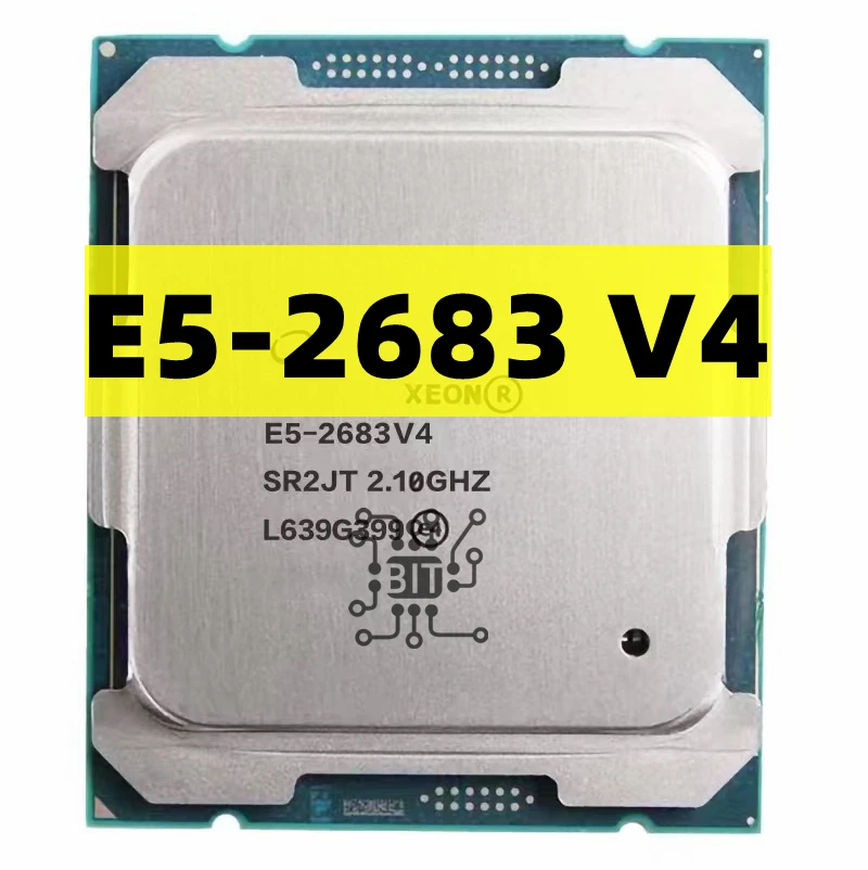 Orijinal Xeon E5-2683 v4 E5 2683 v4 E5 2683v4 2.1 GHz on altı çekirdek SR2JT 40M 120W 14nm LGA 2011-3 CPU İşlemci Ücretsiz Kargo