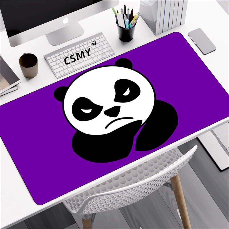 Panda Oyun Mousepad Mouse Pad Oyun Fare klavye matı Büyük Genişletilmiş Karikatür Masa Aksesuarları Xxl Halı Dizüstü Bilgisayarlar masa matı Paspaslar
