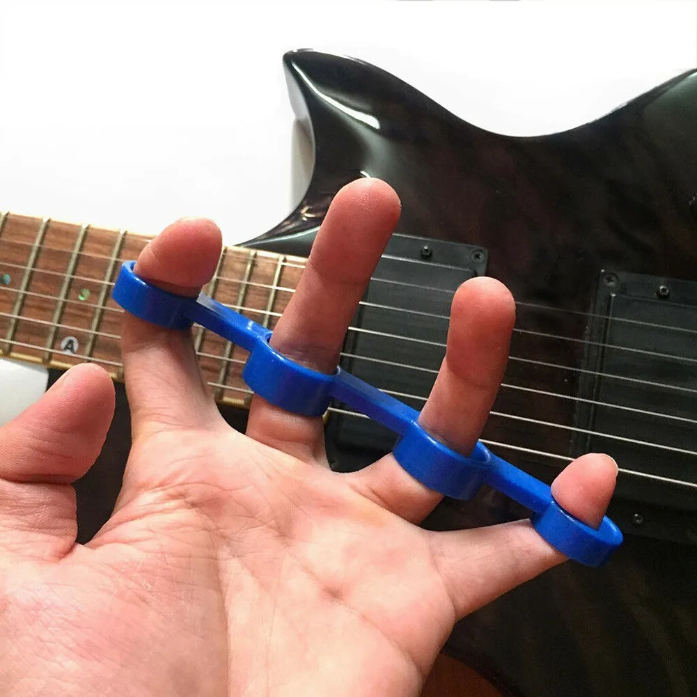 Plastik El Parmak Sedye Genişletici Egzersiz Güçlendirici Eğitmen Gitar Saksafon Guzheng Uygulama Gitar Aksesuarları