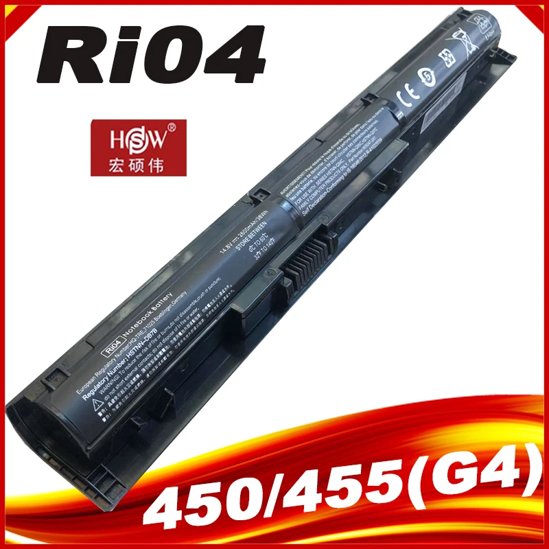 RI04 HP için batarya Probook 450 455 470 G3 G4 ENVY 15 için 15-q001tx 805047-851 805294-001 HSTNN-DB7B
