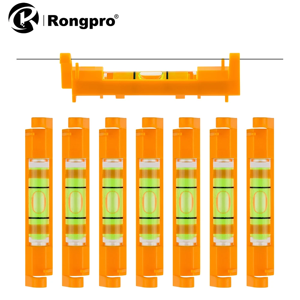 Rongpro 8 adet / takım Mini Halat Kabarcık Seviyesi Asılı Hattı Ruhları Kabarcık Dize Leveler Cep Hattı Asılı Seviye Ölçme Araçları