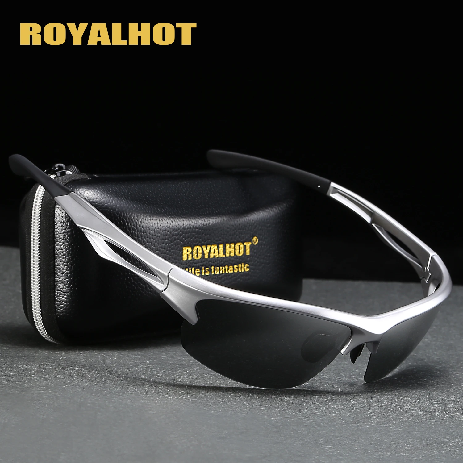 RoyalHot Erkekler Kadınlar Polarize Balıkçılık Spor Güneş Gözlüğü Vintage güneş gözlüğü Retro Gözlük Shades Óculos Erkek spt088