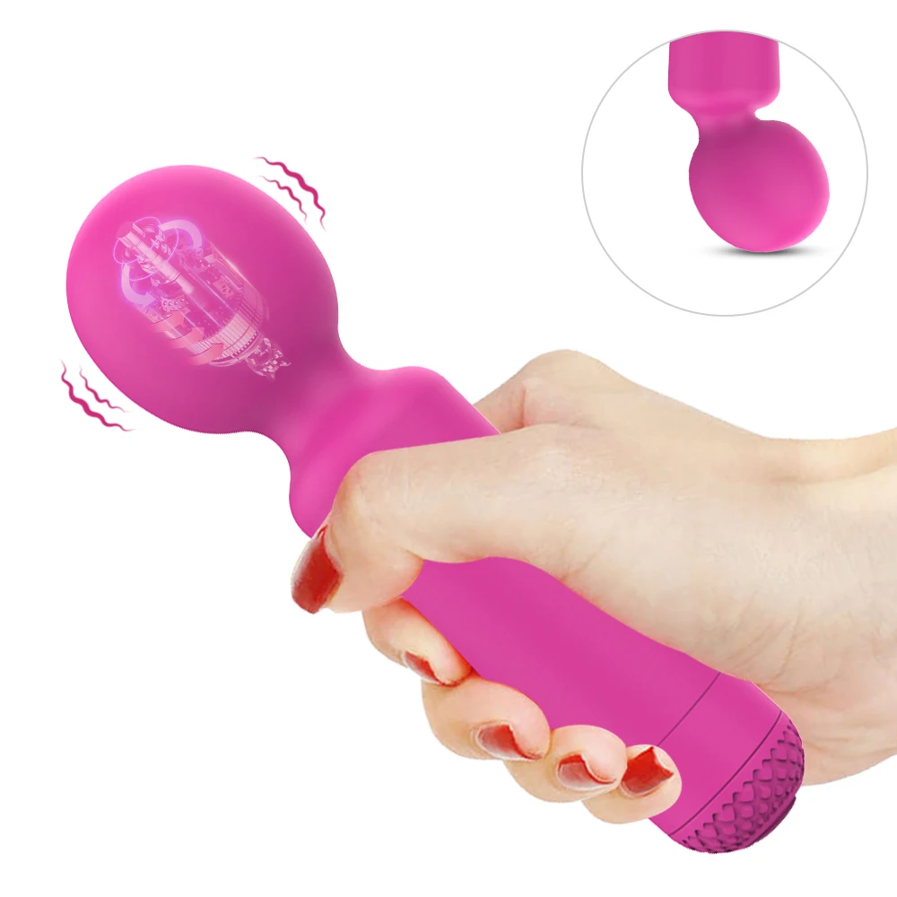 Sihirli Değnek Mini AV Vibratörler g-spot Titreşim Yetişkin Ürünleri Kadın Masturbator Meme Klitoris Masajı Erotik Seks çiftler için oyuncaklar