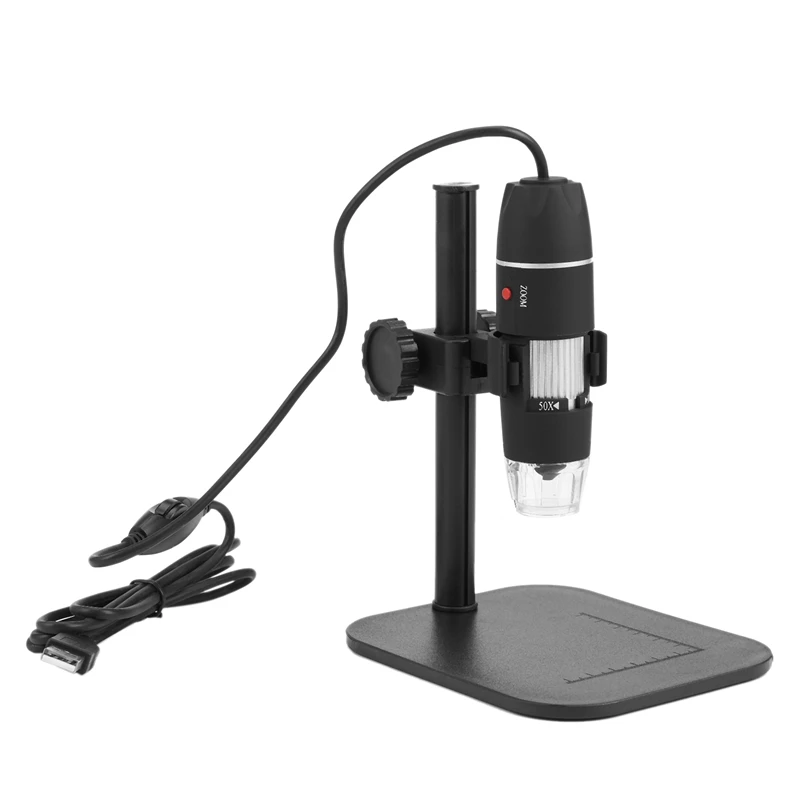 Sıcak Dijital USB Mikroskop 50X-500X Elektronik Mikroskop 5MP USB 8 LED dijital kamera Mikroskop Endoskop Büyüteç