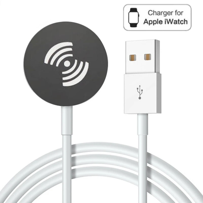 Taşınabilir Kablosuz Şarj iWatch için 7 6 SE 5 Manyetik şarj standı İstasyonu USB şarj aleti apple için kablo İzle Serisi 5 4 3 2 1