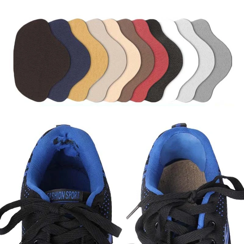 Topuk Pedleri Sneakers için Delik Koruyucu Ayakkabı Tamir Yama Tabanlık Astarı Sapları Arka Ped İç Yapışkanlı Ekler spor ayakkabı Sticker