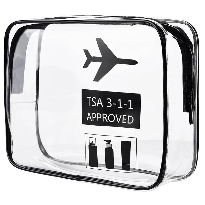 TPU Şeffaf Makyaj Kozmetik Çantası Taşınabilir Seyahat makyaj çantası Şeffaf Su Geçirmez Kılıfı Depolama Neceser Yıkama Seti Çantası