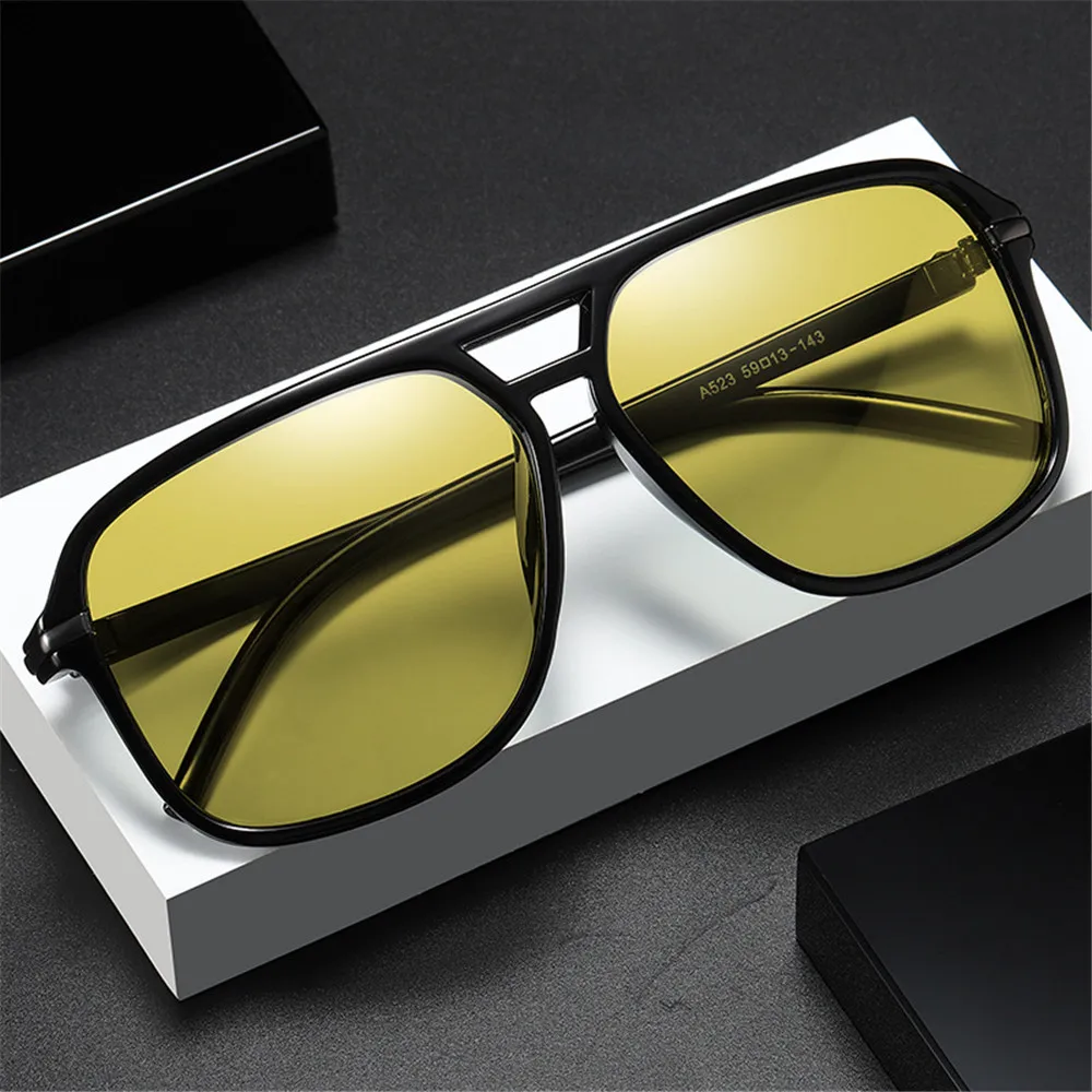 Unisex Polarize Güneş Gözlüğü Parlama Önleyici Anti-Dazzle gece görüş gözlüğü sürüş gözlükleri UV Koruma Açık Balıkçılık Gözlük