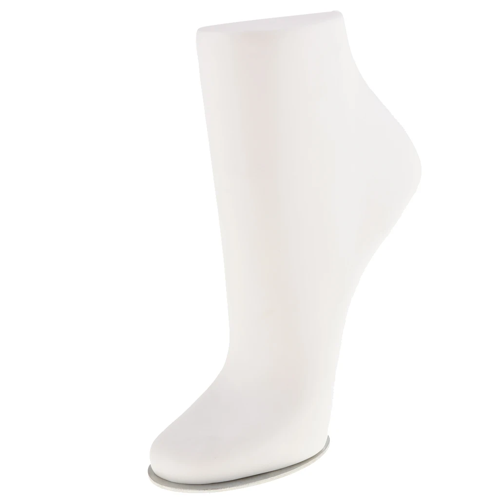 Unisex PVC Manken Ayak Halhal Çorap Ekran Beyaz / Siyah / Doğal