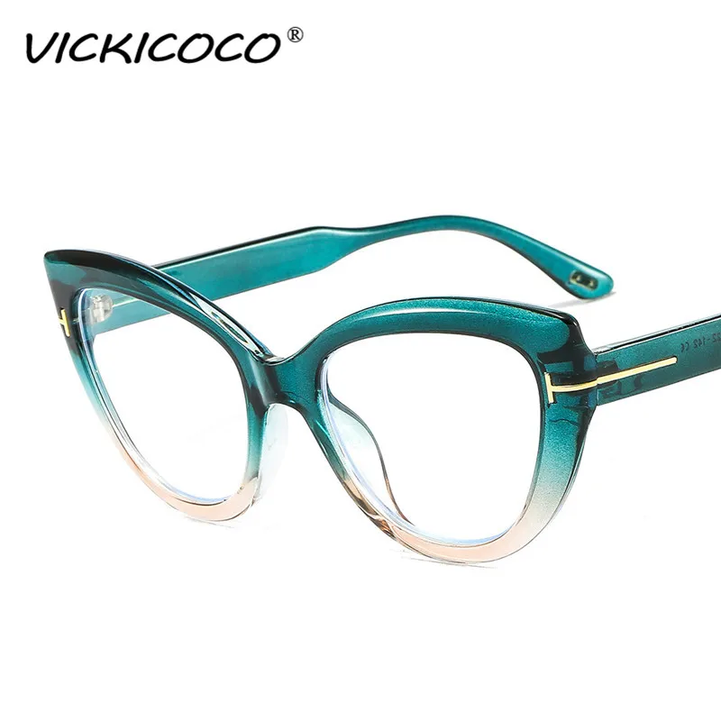 Vintage Cateye Güneş Gözlüğü Kadın Retro Büyük Kedi Göz güneş gözlüğü Marka Tasarımcısı Şeffaf Lens Gözlük Oculos De Sol