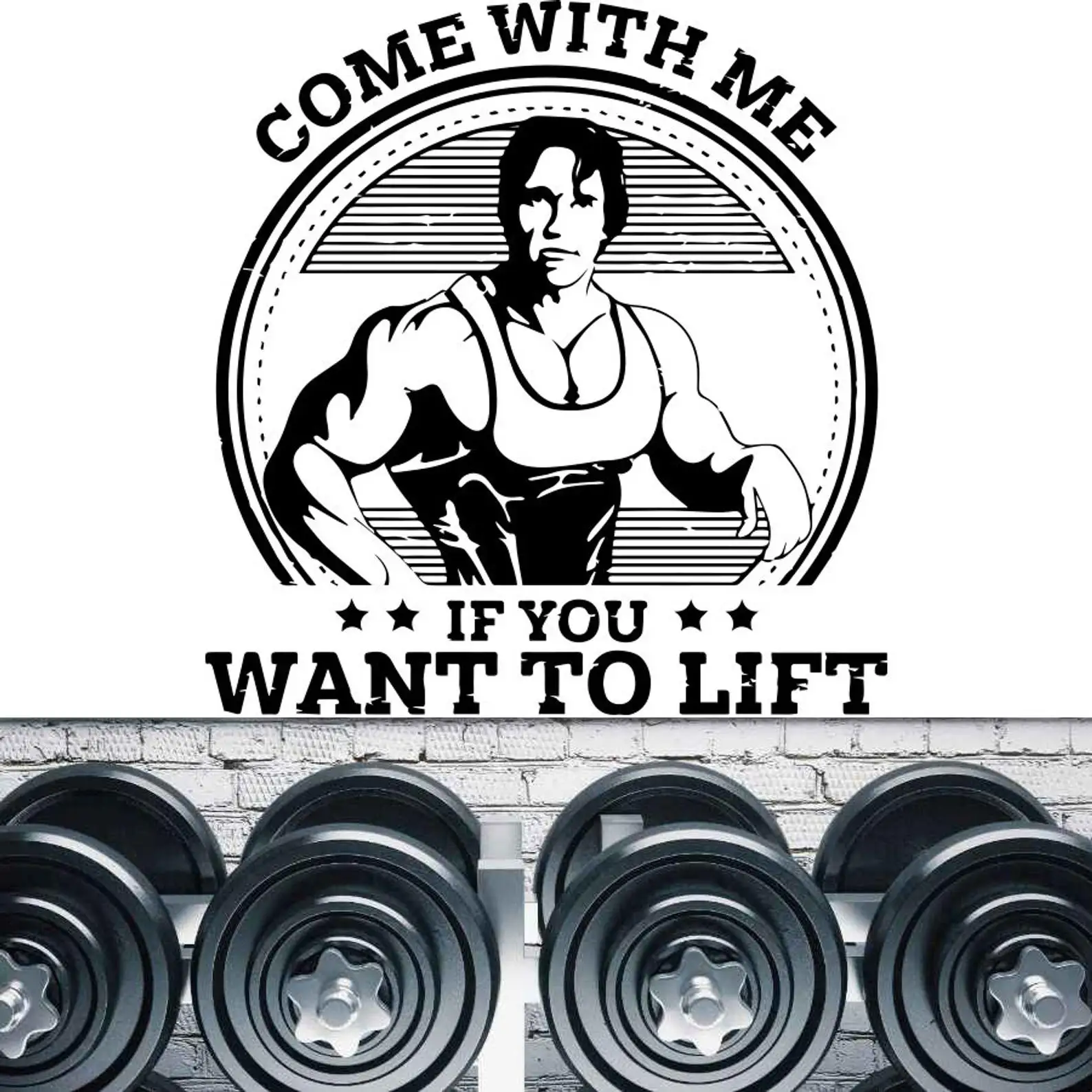Vücut geliştirme spor salonu spor Kas Schwarzenegger Duvar sticker vinil fitness hayranları spor kulübü dükkanı işaret odası duvar dekorasyon çıkartmaları 