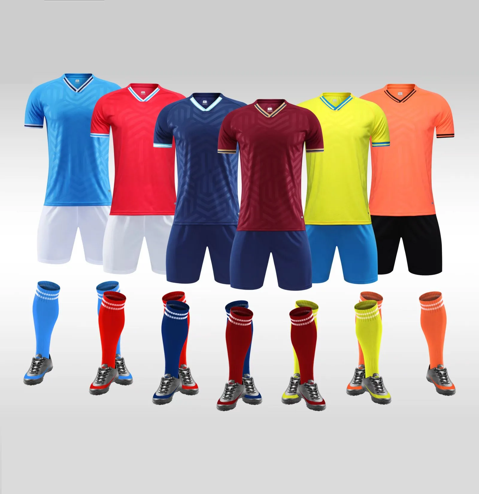 Yeni Büyük Boy Yetişkin futbol formaları Çocuklar Futbol Takımları Özelleştirme Kabul Rahat Hızlı Kuruyan Erkek Spor T-shirt